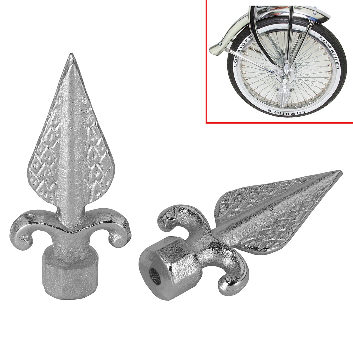 Arrow Pegs 26t W*2-1/4 L*5 Chrome.